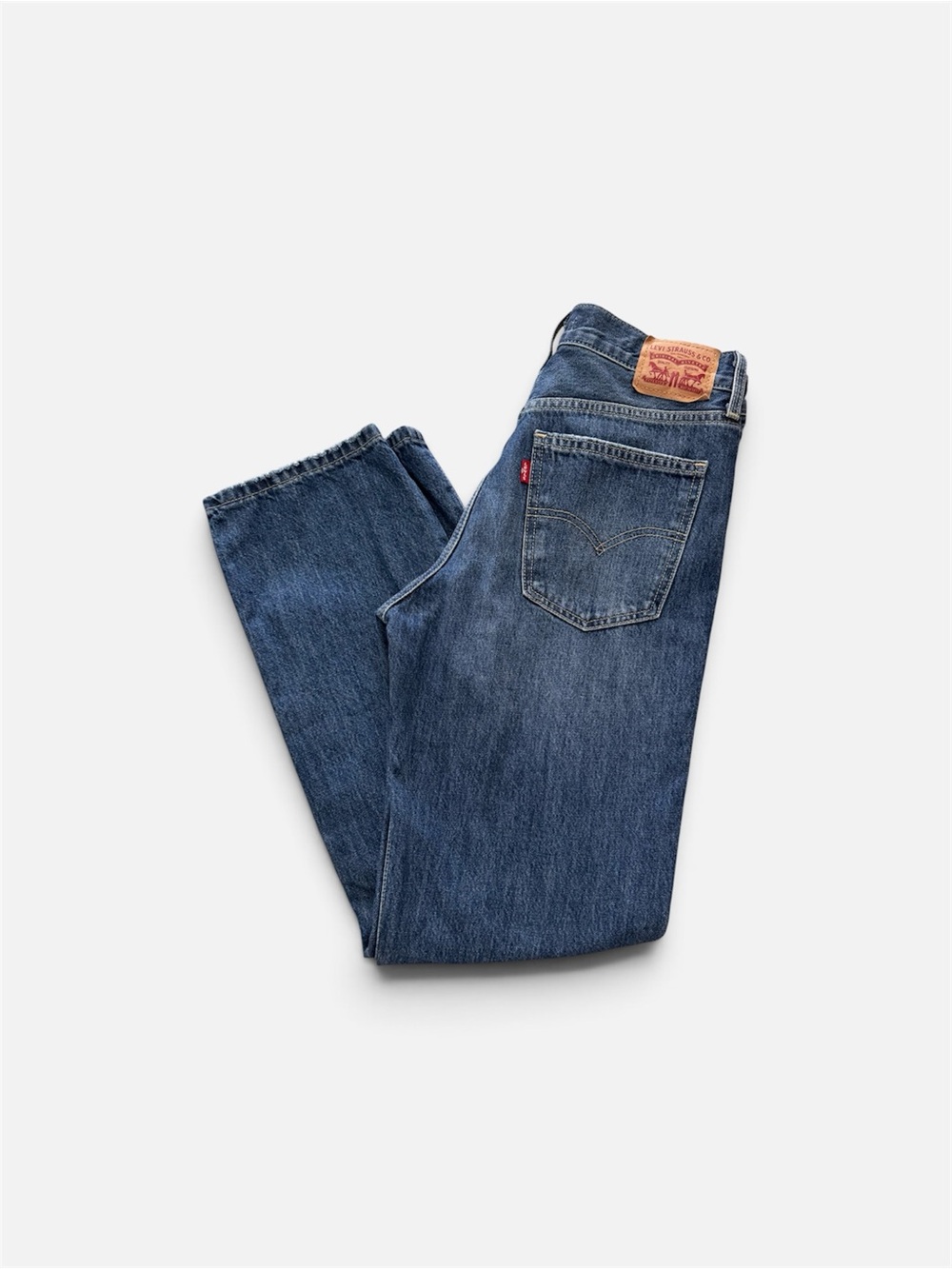 Woman’s Levi's Low Pro Straight Blue Jeans